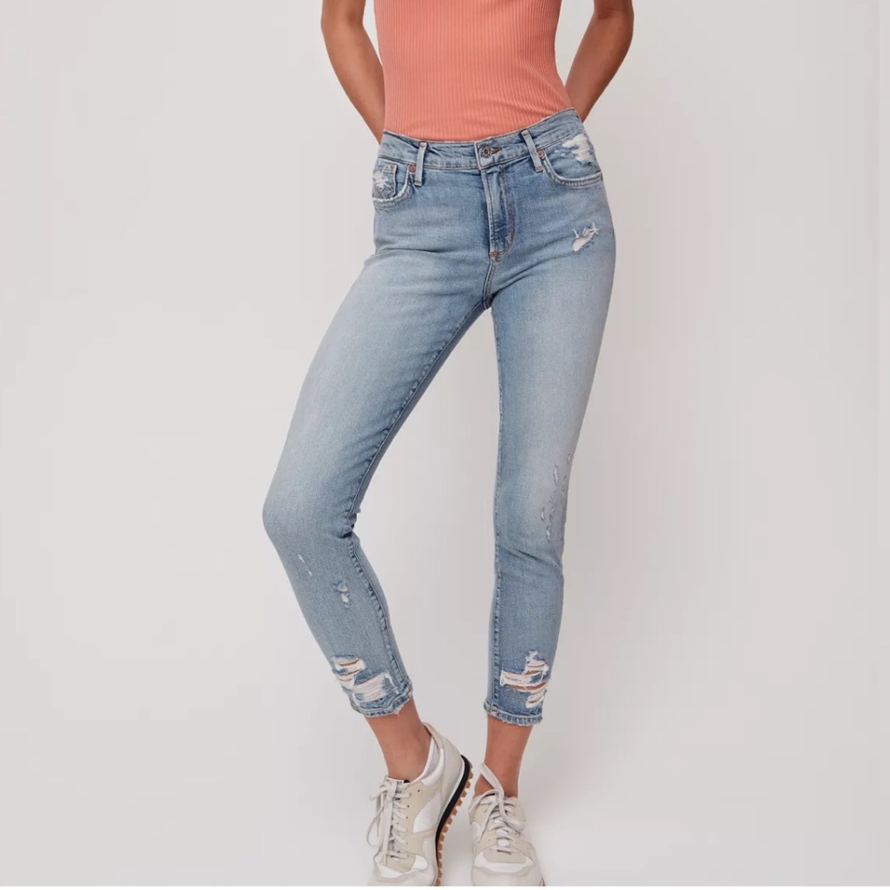 AGOLDE Sophie High Rise Crop Size 25